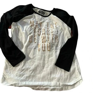 Star Wars girls size XL long sleeve shirt